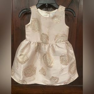 The children’s place rose gold formal dress size 4T